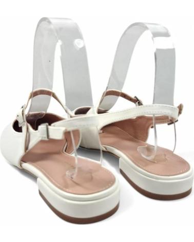 Sandales TIMBOS  pour Femme TACON DESTALONADO MUJER 131115  BLANCO