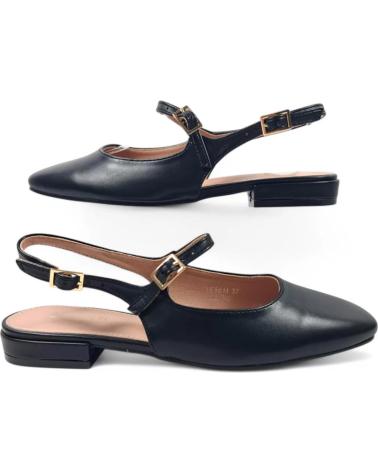 Sandales TIMBOS  pour Femme TACON DESTALONADO MUJER 131114  NEGRO