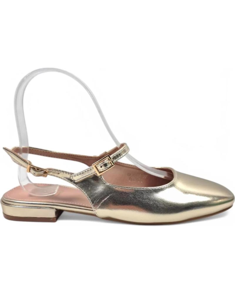 Sandales TIMBOS  pour Femme TACON DESTALONADO MUJER DORADO 131113  AMARILLO