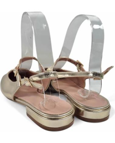 Sandales TIMBOS  pour Femme TACON DESTALONADO MUJER DORADO 131113  AMARILLO