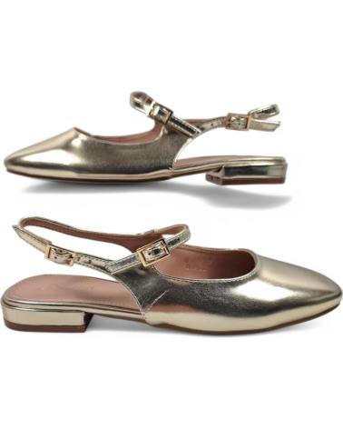 Sandales TIMBOS  pour Femme TACON DESTALONADO MUJER DORADO 131113  AMARILLO