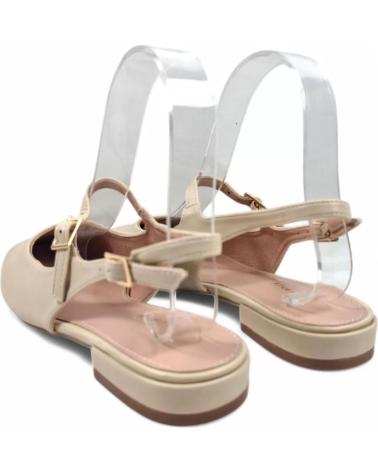 Sandalen TIMBOS  für Damen TACON DESTALONADO MUJER 131112  BEIGE