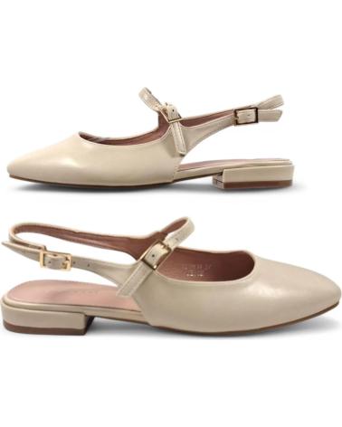 Sandalen TIMBOS  für Damen TACON DESTALONADO MUJER 131112  BEIGE