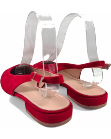 Sandales TIMBOS  pour Femme TACON DESTALONADO MUJER 131110  ROJO