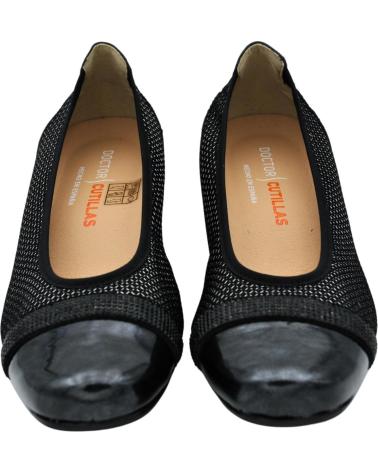 Bailarinas D`CUTILLAS  de Mujer DOCTOR CUTILLAS 81249 SALON PLANTILLA EXTRAIBLE MUJER  NEGRO