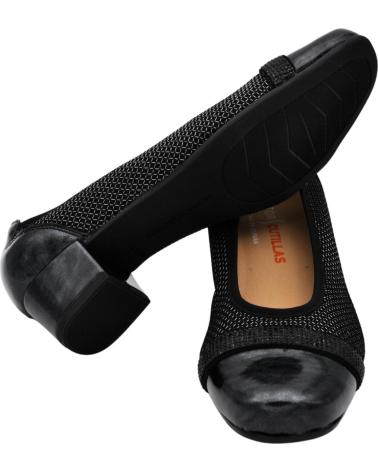 Bailarinas D`CUTILLAS  de Mujer DOCTOR CUTILLAS 81249 SALON PLANTILLA EXTRAIBLE MUJER  NEGRO