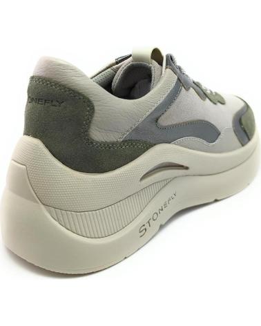 Sportschuhe STONEFLY  für Damen DEPORTIVO CASUAL DE NOBUK CON SUELA DE GOMA BLUESOFT  GRAY