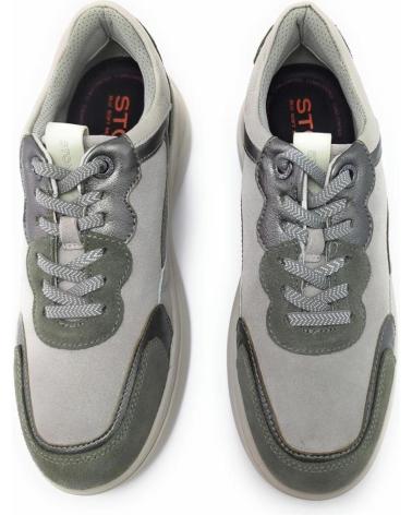 Sportschuhe STONEFLY  für Damen DEPORTIVO CASUAL DE NOBUK CON SUELA DE GOMA BLUESOFT  GRAY