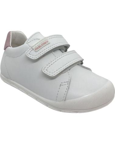 Sportif PABLOSKY  pour Fille ZAPATILLA DEPORTIVA RESPETUOSA NINA 049306  BLANCO