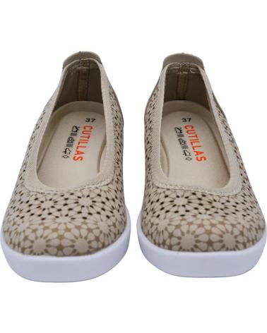 Bailarinas de Mujer D`CUTILLAS DOCTOR CUTILLAS - ZAPATOS ESTILO MANOLETINAS PARA MUJER PL PLATINO