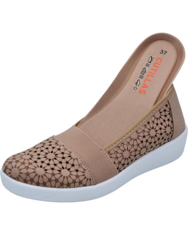 Bailarinas D`CUTILLAS  de Mujer DOCTOR CUTILLAS - ZAPATOS ESTILO MANOLETINAS PARA MUJER PL  NUDE