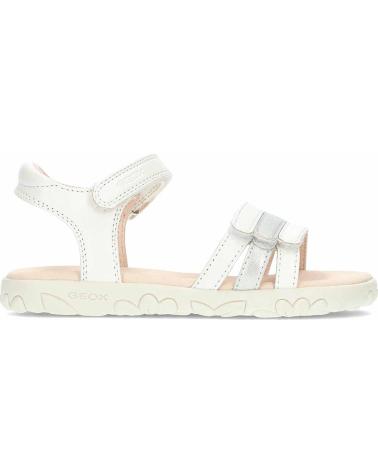 girl Sandals GEOX SANDALIAS PARA NINA HAITI J458ZD  WHITESILVER