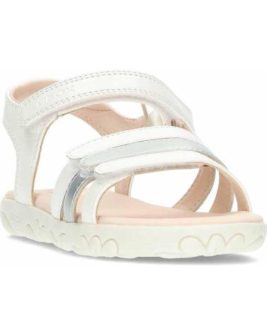 girl Sandals GEOX SANDALIAS PARA NINA HAITI J458ZD  WHITESILVER