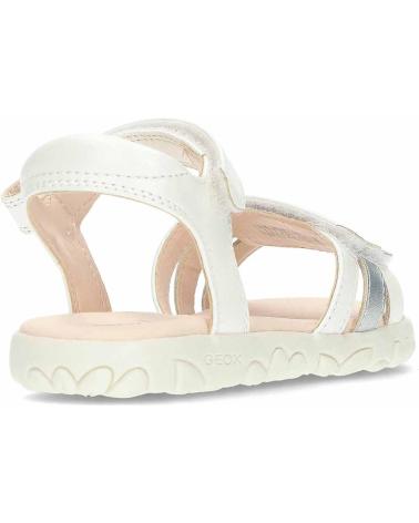 girl Sandals GEOX SANDALIAS PARA NINA HAITI J458ZD  WHITESILVER