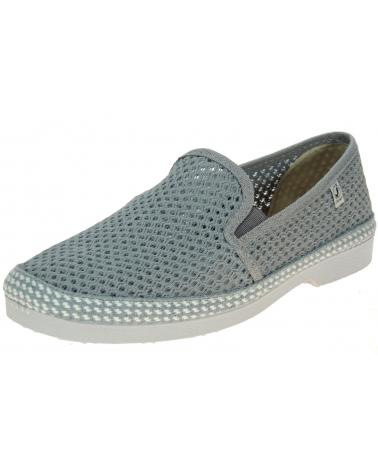 Calzado de casa de Hombre  ZAPATILLA REJILLA ALGODON GRIS-2