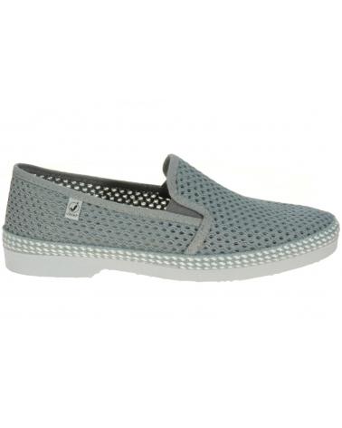 Calzado de casa de Hombre  ZAPATILLA REJILLA ALGODON GRIS-2