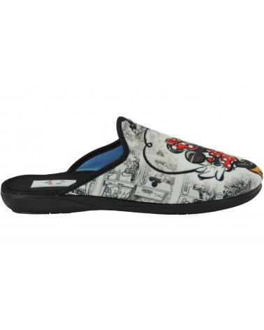 Woman House slipers  ZAPATILLA CHINELA CASA MICKEY Y MINNIE NEGRO