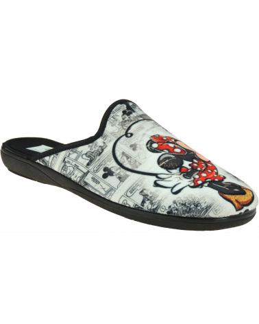 Woman House slipers  ZAPATILLA CHINELA CASA MICKEY Y MINNIE NEGRO