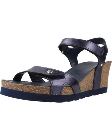 Women's-dress-sandals-PANAMA-JACK-JULIA-SHINE-B5-NAPA-MARINO---NAVY