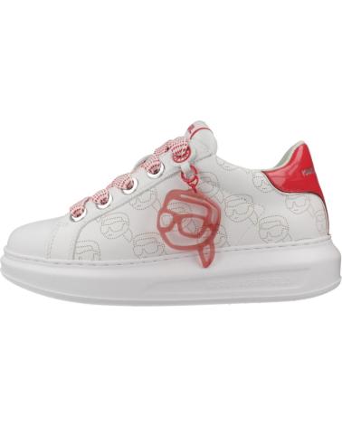 Zapatillas deporte KARL LAGERFELD  de Mujer ZAPATILLAS MUJER MODELO KAPRI NFT PLEXI PENDANT COLOR BLANCO  01D WHITE