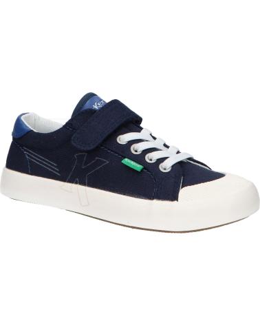 Deportivas KICKERS  de Niña y Niño 960663-30 KICKGOLDI CANVASNAPPA PUPRINT K 10 MARINE  10MARINE