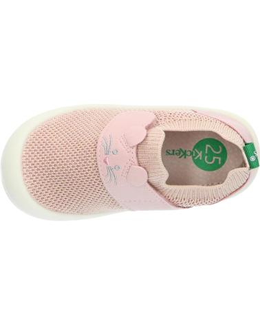Deportivas KICKERS  de Niña 972410-10 KICKRATCH POLYESTER KNITTLUREX  131 ROSE CLAIR