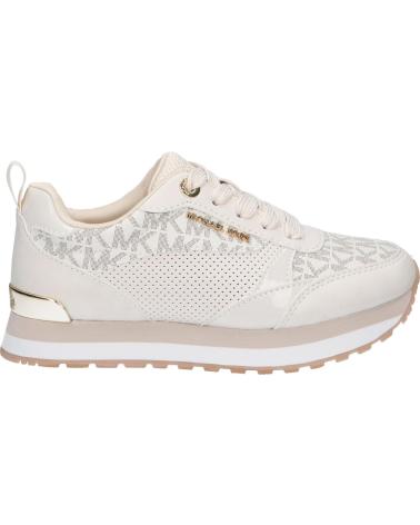 Deportivas MICHAEL KORS  de Mujer y Niña MK01458270 BILLIE DORIAN  VANILLA LOGO PVC