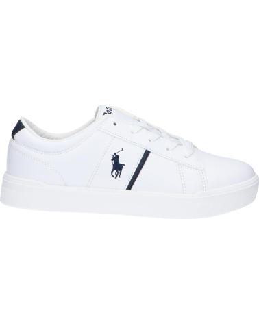 Woman and girl and boy Trainers POLO RALPH LAUREN RL01267100 FRAZIER  J-WHITE TUMBLED- NAVY-NAVY PP