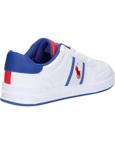 Deportivas POLO RALPH LAUREN  de Mujer y Niña y Niño RL02475103 HERITAGE COURT III T-TOE  J-WHITE - ROYAL - RL2000 SMOOTH