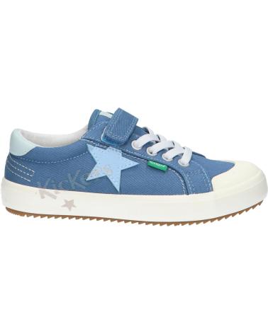 Deportivas KICKERS  de Niña 1214072-30-0 KICKGOLDI CANVAS  53 BLEU ETOILE