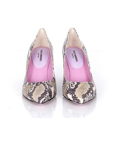 Zapatos de tacón PACO HERRERO  de Mujer STILETTO PRINT METALIZADO TACON ANCHO  VARIOS COLORES