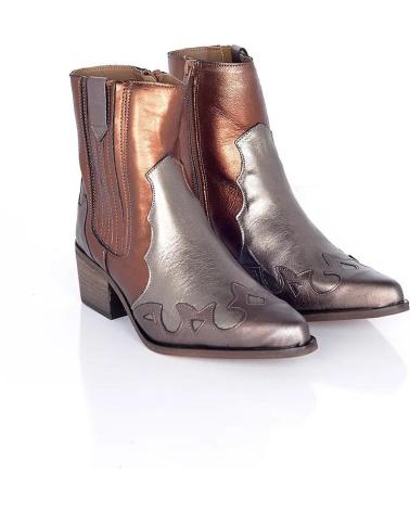 Botas PACO HERRERO  de Mujer BOTIN CAMPERO MARRON  VARIOS COLORES