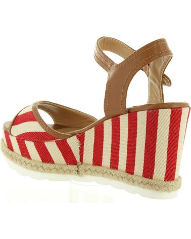 Sandalias de Mujer REFRESH 63508 LONA ROJO