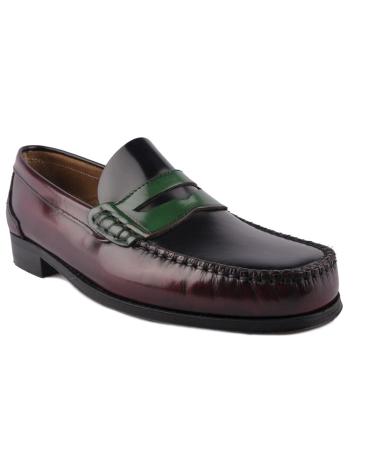 Mocasines de Hombre SOTOALTO CONDEFLEX BURGUNDY