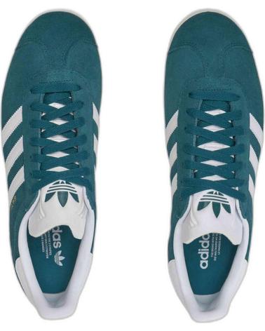 Zapatos ADIDAS  de Mujer y Hombre MODELO GAZELLE PARA UNISEX COLOR  VERDE AGUA