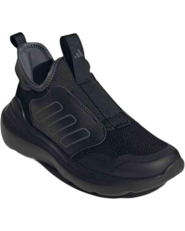 ADIDAS TENSAUR COMFORT SNEAKERS SENZA LACCI CBLACK-GRESIX NERO NEGRO