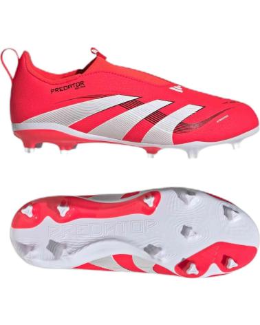 Deportivas ADIDAS  de Niño BOTAS DE TACOS PREDATOR LEAGUE  ROJO