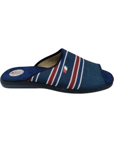 Man House slipers CALZAMUR ZAPATILLA ABIERTA MARINO RAYAS CMCONFORT 342  VARIOS COLORES