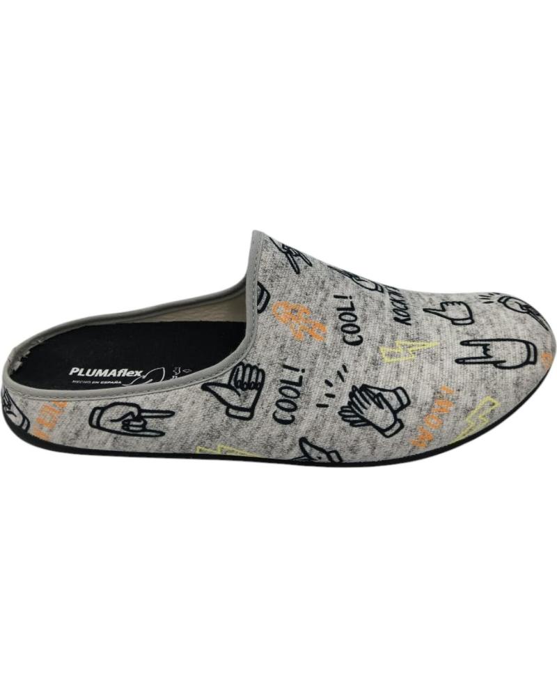 Man House slipers ROAL ZAPATILLA GRIS PLUMAFLEX 30110  VARIOS COLORES