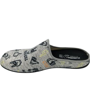 Man House slipers ROAL ZAPATILLA GRIS PLUMAFLEX 30110  VARIOS COLORES