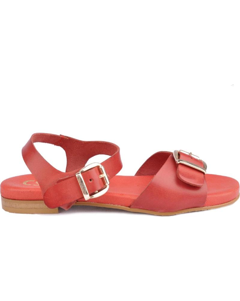 Sandales CSY  pour Femme ABASSI  RED