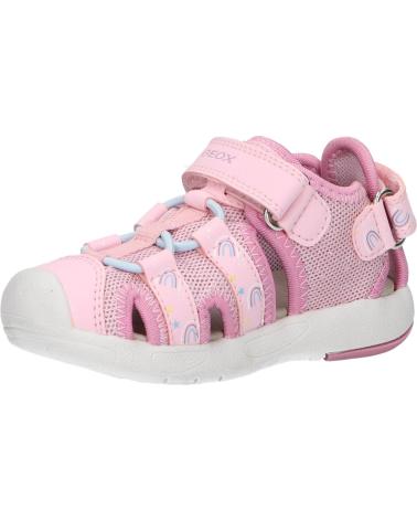 Sandálias GEOX  de Menina B450DB 0ASCE B SANDAL MULTY LT PINK-DK PINK  C8099