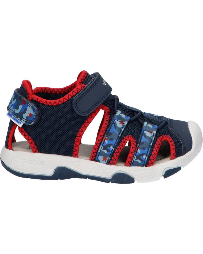 GEOX B450FB 014CE B SANDAL MULTY C0735 NAVY-RED AZUL