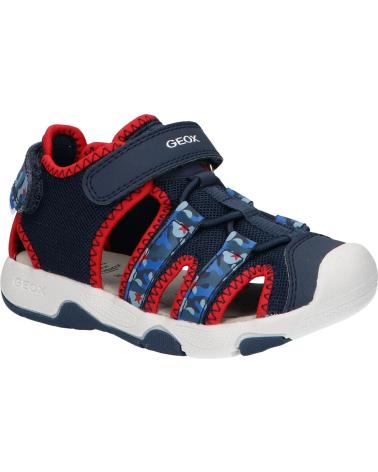 GEOX B450FB 014CE B SANDAL MULTY C0735 NAVY-RED AZUL