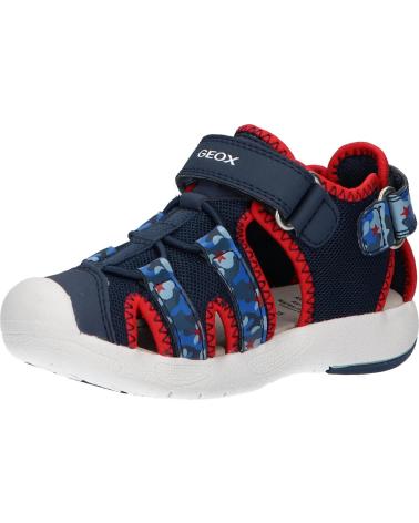 GEOX B450FB 014CE B SANDAL MULTY C0735 NAVY-RED AZUL