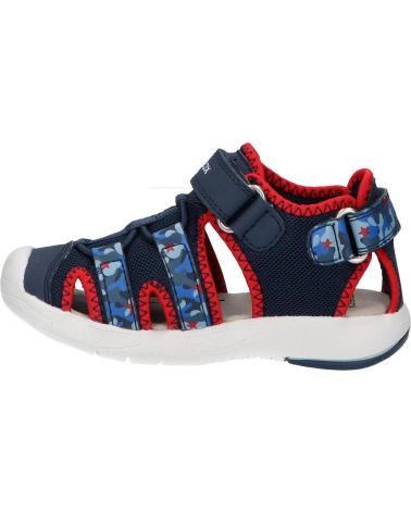 GEOX B450FB 014CE B SANDAL MULTY C0735 NAVY-RED AZUL