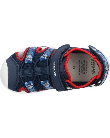 GEOX B450FB 014CE B SANDAL MULTY C0735 NAVY-RED AZUL