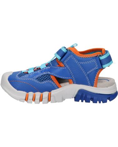 Sandalen GEOX  für Junge J25GHA 0FE15 J SANDAL DYNOMIX C0685 ROYAL-ORANGE  AZUL