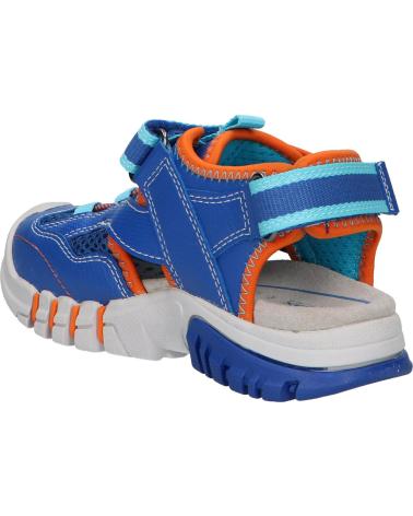 Sandalen GEOX  für Junge J25GHA 0FE15 J SANDAL DYNOMIX C0685 ROYAL-ORANGE  AZUL