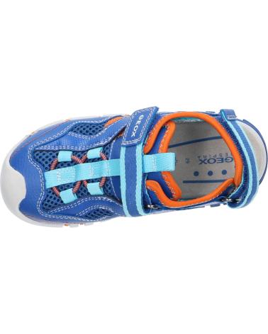 Sandalen GEOX  für Junge J25GHA 0FE15 J SANDAL DYNOMIX C0685 ROYAL-ORANGE  AZUL
